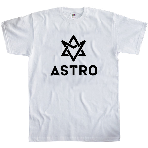 Футболка Классика Мужская Fruit of the loom - astro logo - Mfest