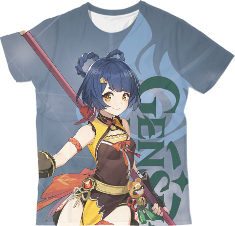 Man's T-shirt 3D - genshin impact сян лин - Mfest