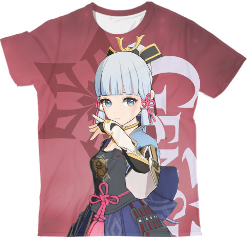 Man's T-shirt 3D - genshin impact аяке 2 - Mfest