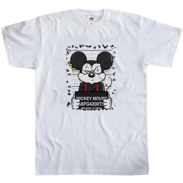 Men's T-Shirt Fruit of the loom - Bad mickey mouse 8 - Mfest