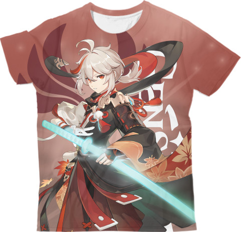 Man's T-shirt 3D - genshin impact кадзуха - Mfest