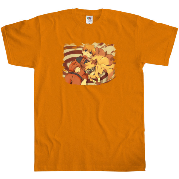 Men's T-Shirt Fruit of the loom - Одиночество Наруто - Mfest