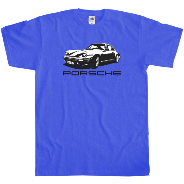 Men's T-Shirt Fruit of the loom - Porsche - Logo 4 - Mfest