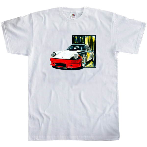 Men's T-Shirt Fruit of the loom - Porsche - Logo 11 - Mfest