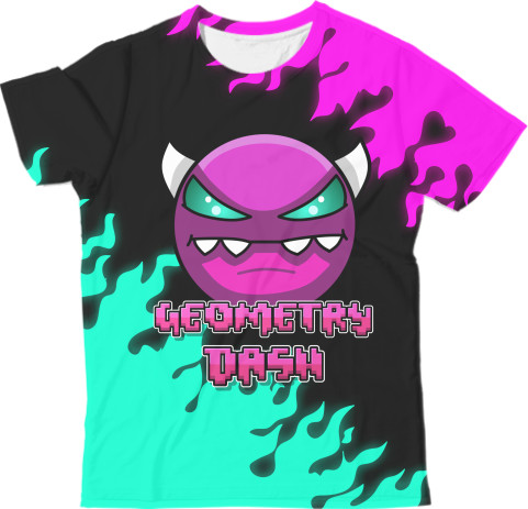 Man's T-shirt 3D - Geometry Dash [14] - Mfest