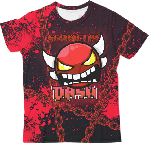 Man's T-shirt 3D - Geometry Dash [11] - Mfest