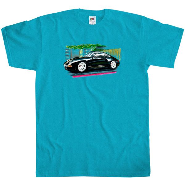 Men's T-Shirt Fruit of the loom - Porsche - Logo 12 - Mfest