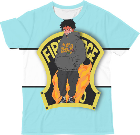 Man's T-shirt 3D - Shinra Kusakabe - Mfest