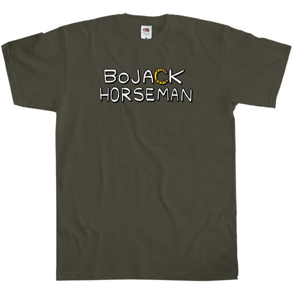 Men's T-Shirt Fruit of the loom - Bojack horseman лого - Mfest