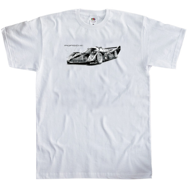 Men's T-Shirt Fruit of the loom - Porsche - Logo 15 - Mfest