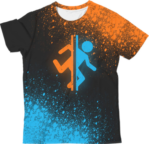 Man's T-shirt 3D - PORTAL 2 [3] - Mfest