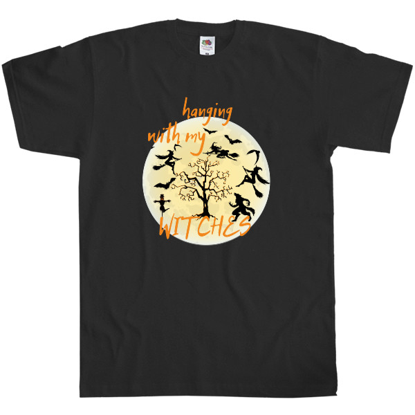 Men's T-Shirt Fruit of the loom - Halloween, Witches, Happy Halloween - Mfest