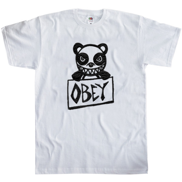 Men's T-Shirt Fruit of the loom - Obey (3) - Mfest