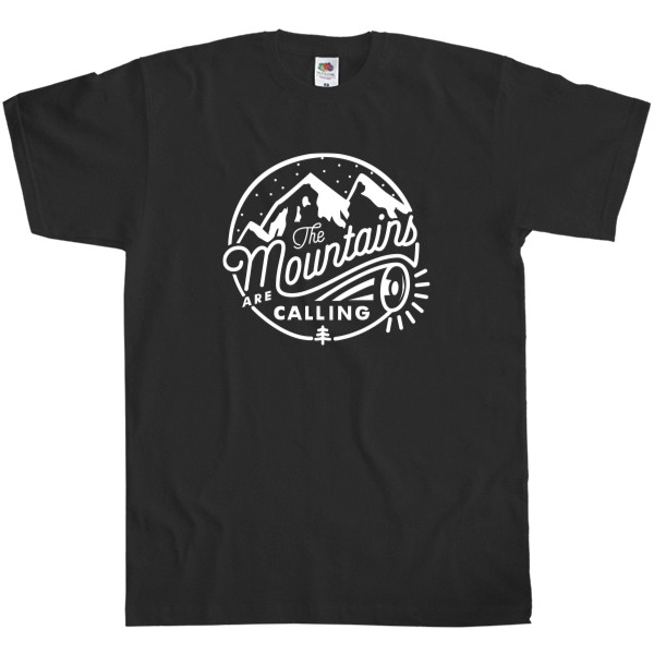 Men's T-Shirt Fruit of the loom - Mountains are calling - Mfest