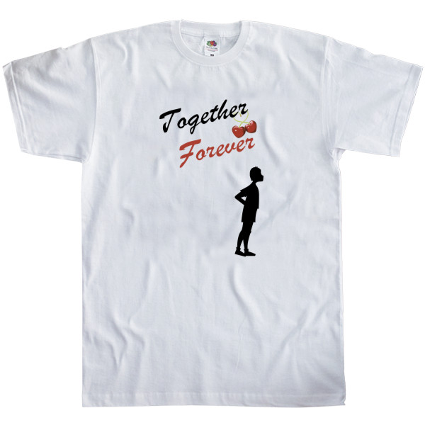 Men's T-Shirt Fruit of the loom - Together - Forever Cherry Man - Mfest