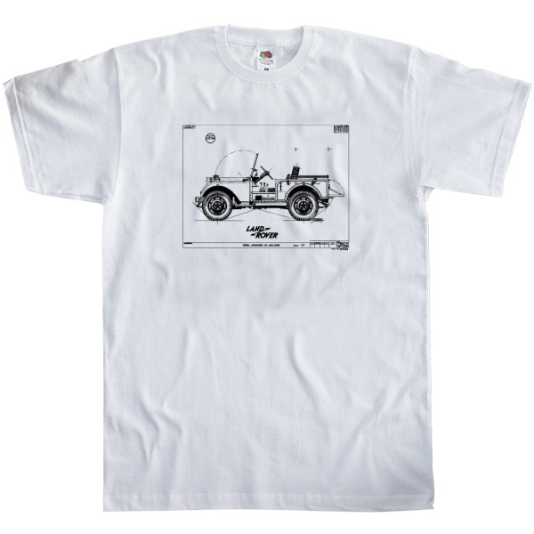 Men's T-Shirt Fruit of the loom - Range Rover - Logo 5 - Mfest