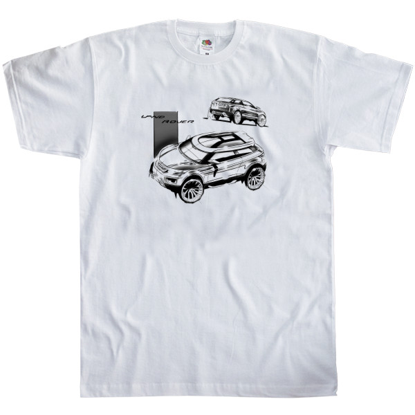 Men's T-Shirt Fruit of the loom - Range Rover - Logo 9 - Mfest