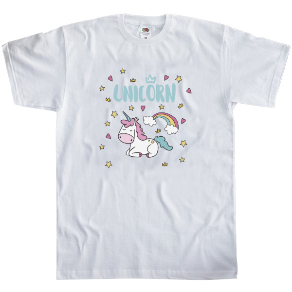 Men's T-Shirt Fruit of the loom - Unicorn - Mfest