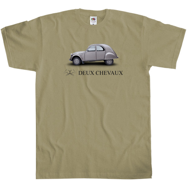 Men's T-Shirt Fruit of the loom - Citroen 2CV -1 - Mfest