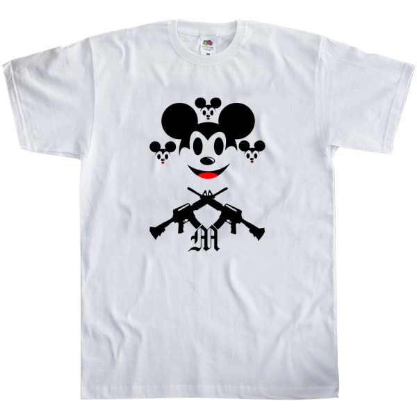 Men's T-Shirt Fruit of the loom - Bad mickey mouse 13 - Mfest