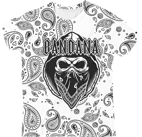 Man's T-shirt 3D - BANDANA (5) - Mfest