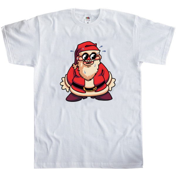 Men's T-Shirt Fruit of the loom - Friday night funkin santa - Mfest