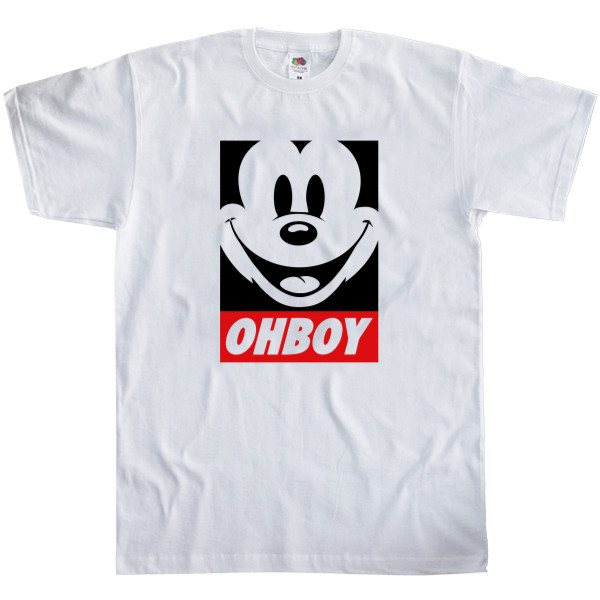 Men's T-Shirt Fruit of the loom - Bad mickey mouse 14 - Mfest