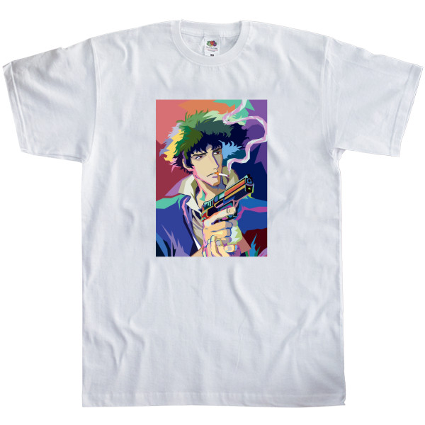 Ковбой Бибоп - Men's T-Shirt Fruit of the loom - Cowboy Bebop - Mfest