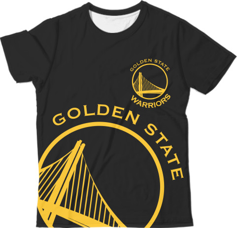 Man's T-shirt 3D - GOLDEN STATE WARRIORS [GSW] (3) - Mfest