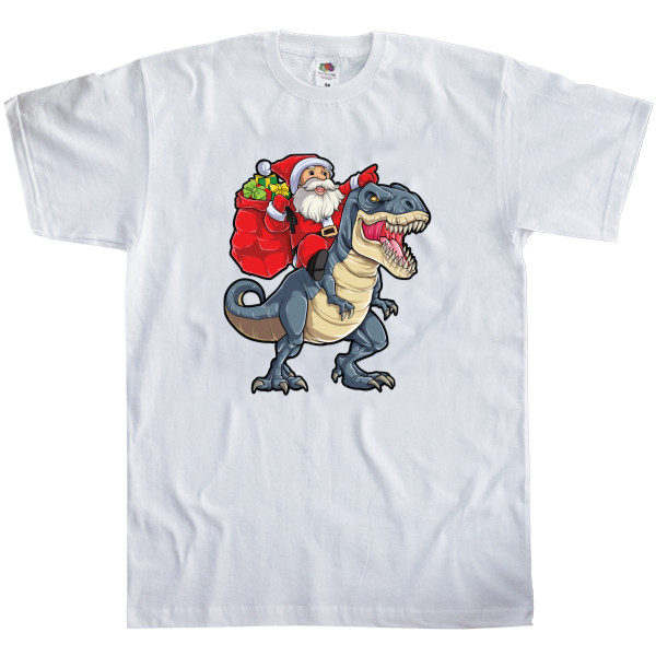 Men's T-Shirt Fruit of the loom - Dino Santa - Mfest