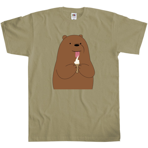 Men's T-Shirt Fruit of the loom - Grizzly bear - Mfest