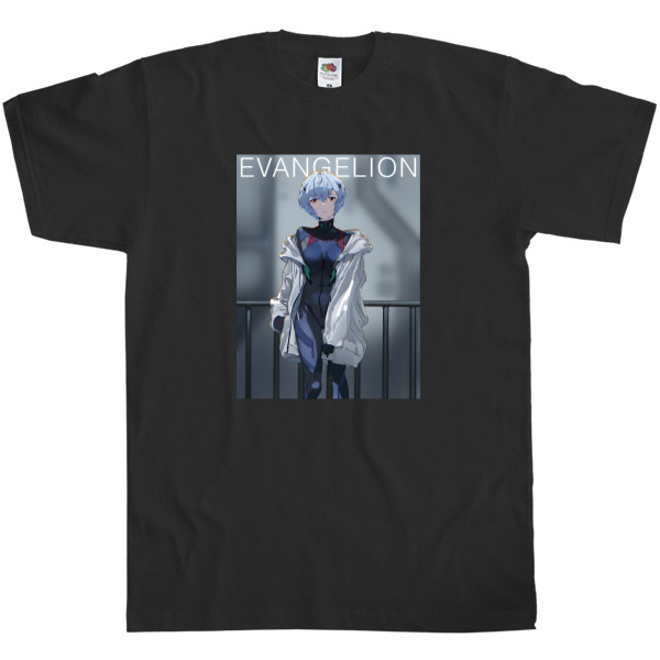 Men's T-Shirt Fruit of the loom - Rei Ayanami - Mfest