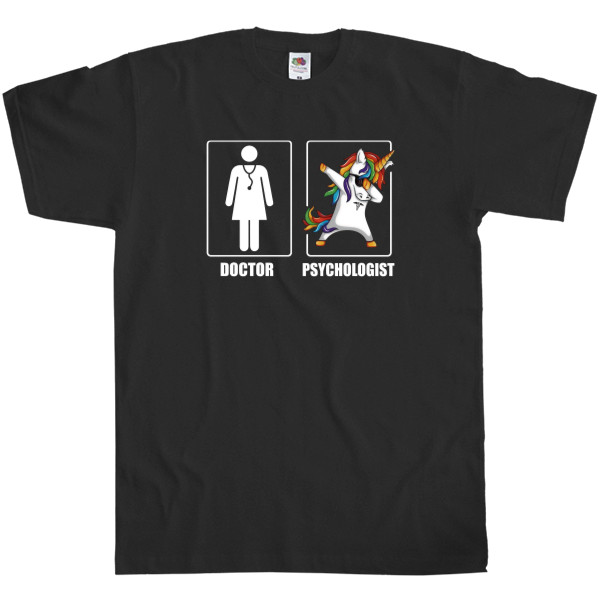 Men's T-Shirt Fruit of the loom - Единорог doctor - Mfest