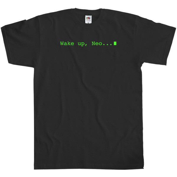 Men's T-Shirt Fruit of the loom - Wake Up Neo - Mfest