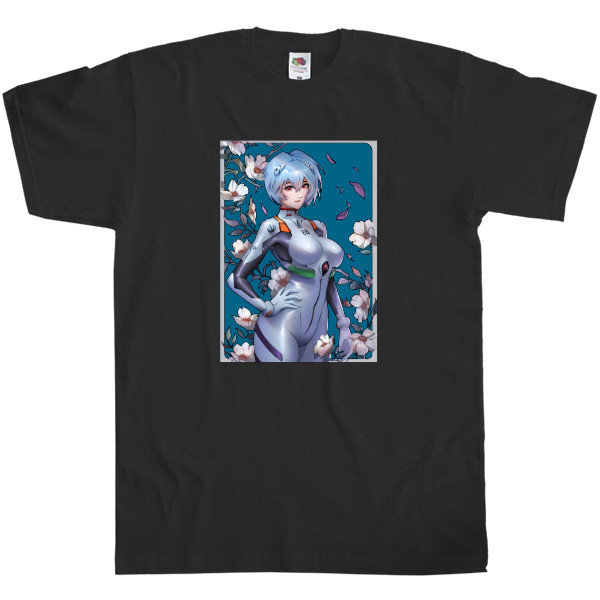 Футболка Класика Чоловіча Fruit of the loom - Rei Ayanami 2 - Mfest