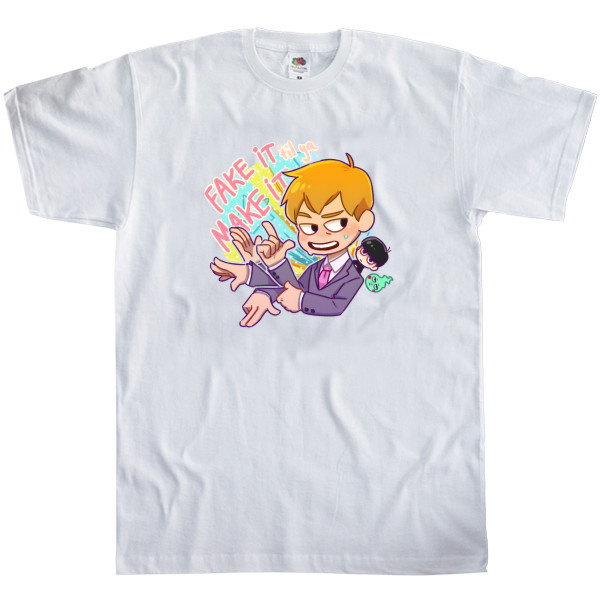 Men's T-Shirt Fruit of the loom - Mob psycho 100 Рейген - Mfest