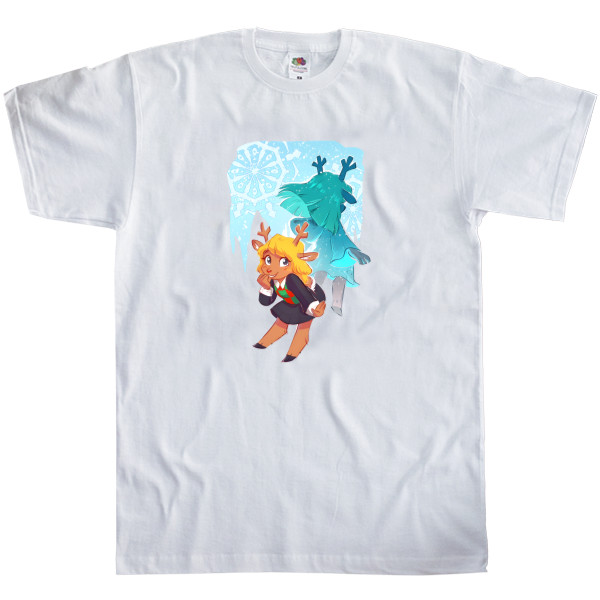 Men's T-Shirt Fruit of the loom - Deltarune Noelle Holiday - Mfest