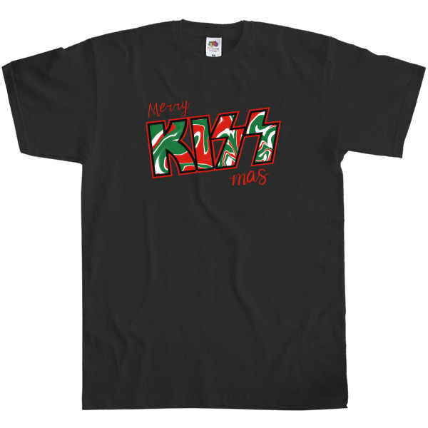 Men's T-Shirt Fruit of the loom - Merry KISS mas - Mfest