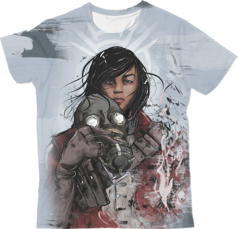 Man's T-shirt 3D - Dishonored 10 - Mfest