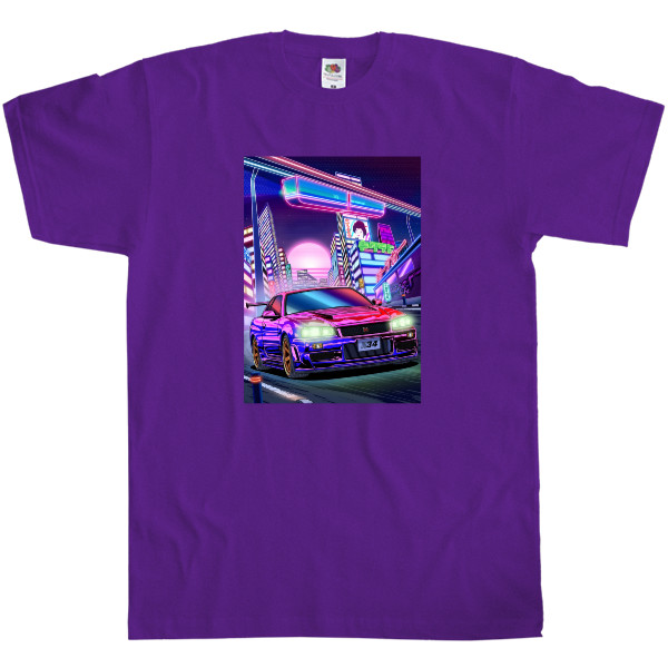 Men's T-Shirt Fruit of the loom - Nissan Skyline R34 - Mfest