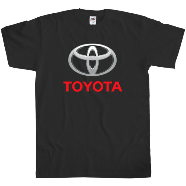 Футболка Классика Мужская Fruit of the loom - Toyota Logo 2 - Mfest