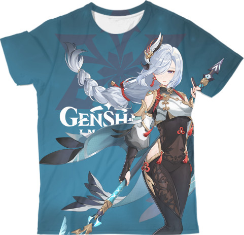 Man's T-shirt 3D - shenhe genshin impact - Mfest