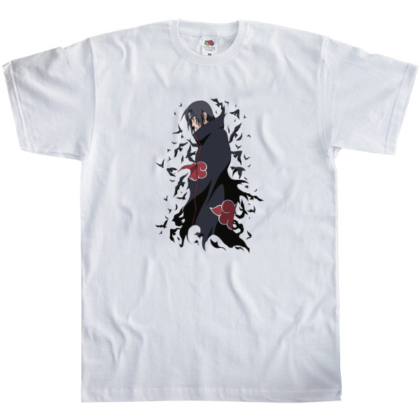 Наруто - Men's T-Shirt Fruit of the loom - itachi uchiha 3 - Mfest