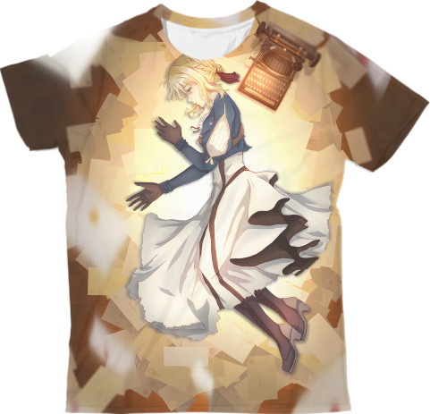 Man's T-shirt 3D - Violet evergarden 6 - Mfest