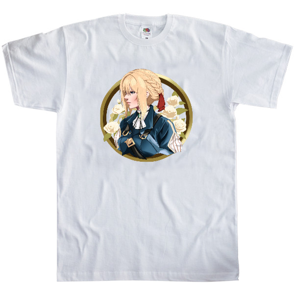 Men's T-Shirt Fruit of the loom - Violet evergarden 7 - Mfest