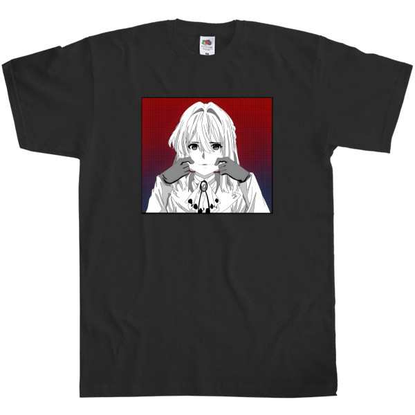 Men's T-Shirt Fruit of the loom - Violet evergarden 8 - Mfest