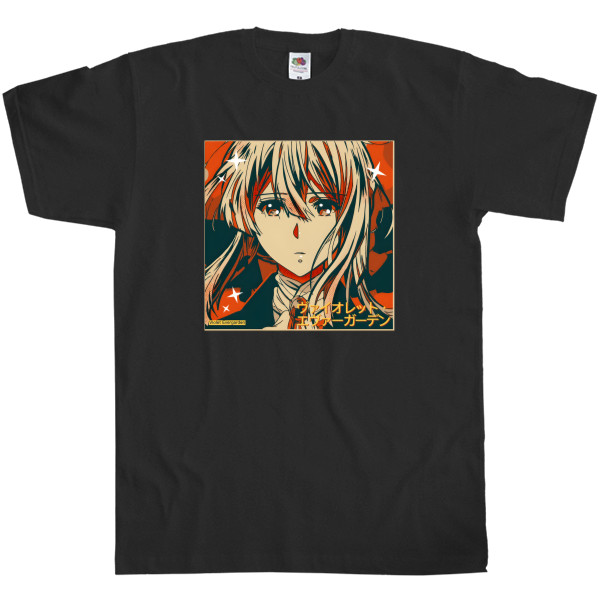 Men's T-Shirt Fruit of the loom - Violet evergarden 9 - Mfest