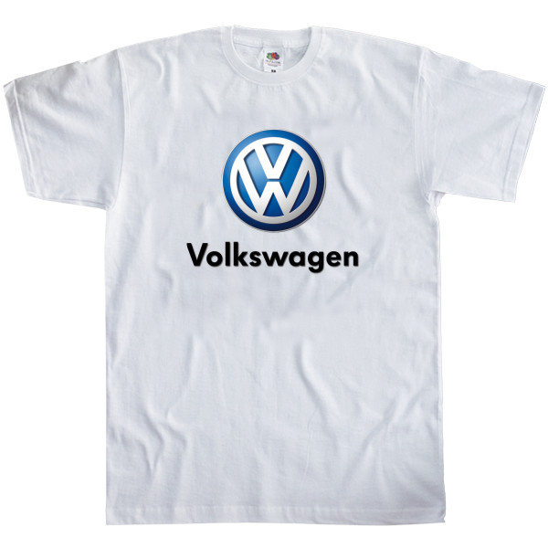 Men's T-Shirt Fruit of the loom - Volkswagen - Logo 2 - Mfest