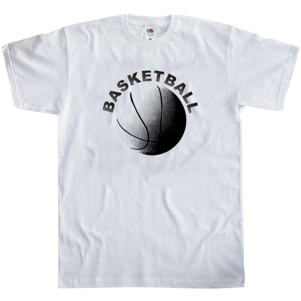 Men's T-Shirt Fruit of the loom - Basketball. Спорт - Mfest