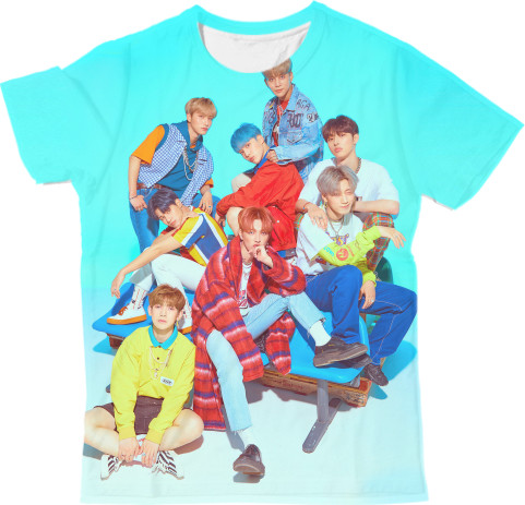 Man's T-shirt 3D - Ateez - Mfest